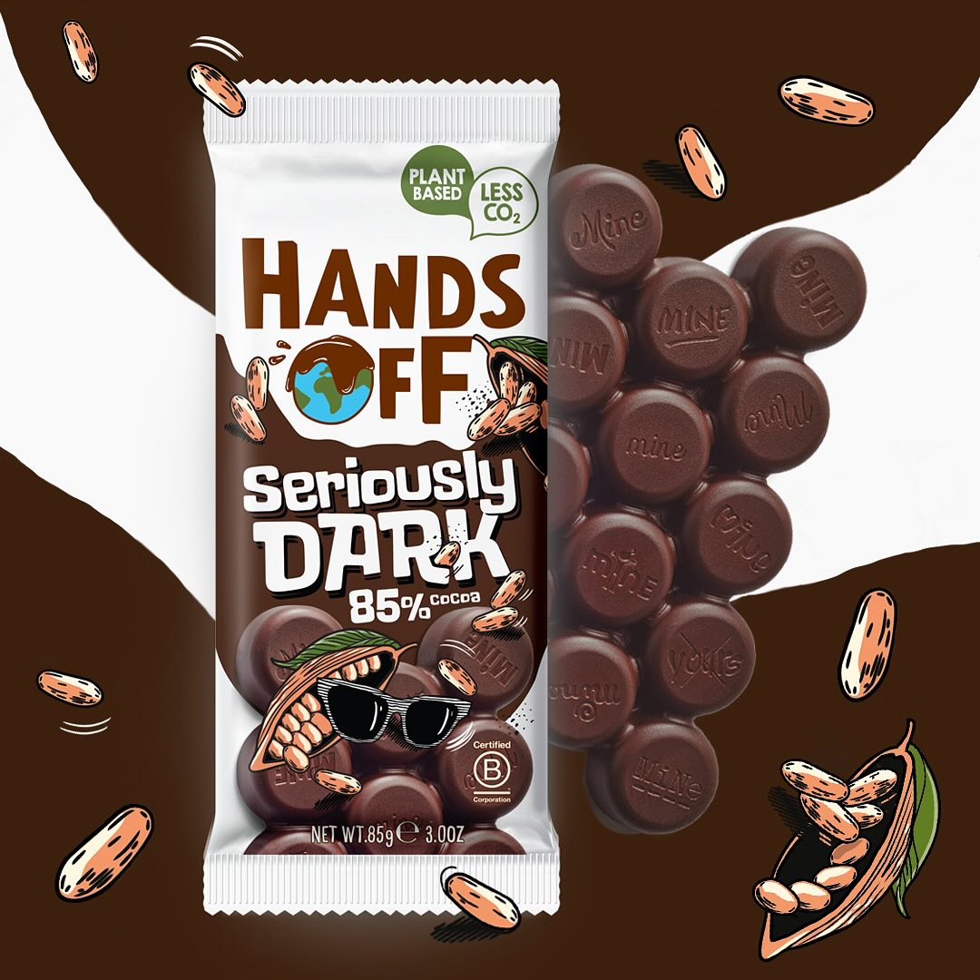 Hands Off Seriously Dark Chocolate Graphic